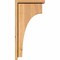 Ekena Millwork Huntington Smooth Corbel w/Backplate, Western Red Cedar, 5 1/2"W x 12"D x 24"H COR06X12X24HUN01SWR - alternate 4